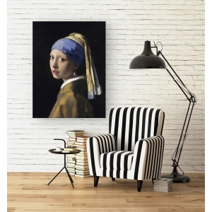 Wall art print and canvas. Jan Vermeer, Girl With A Pearl Earring