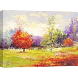 Cuadros de bosques en canvas. Florio, Colores de otoño
