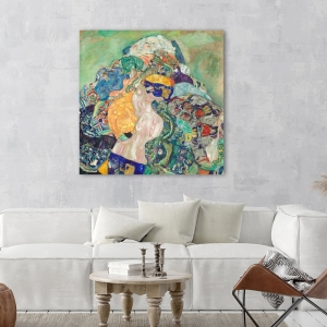 Cuadro, poster y lienzo, Gustav Klimt, La cuna