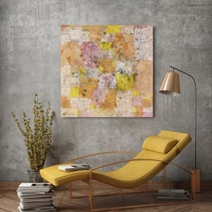 Wall art print, canvas and poster by Klee Suburban idyll (Garden city idyll)