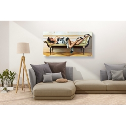 Wall art print and canvas. Pierre Benson, Deco Lady