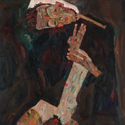 Tableau toile, affiche, poster de Egon Schiele, Le Poète