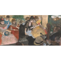 Quadro, poster, stampa su tela. Edgar Degas, Caffé-Concerto