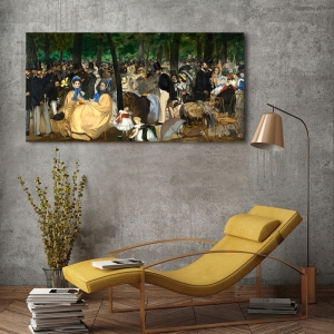 Tableau toile, affiche, Edouard Manet, La Musique aux Tuileries