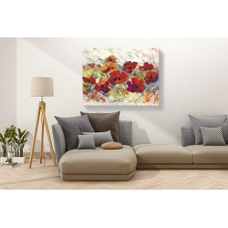 Wall art print and canvas. Luigi Florio, Poppies in the Summer
