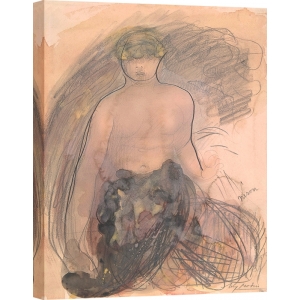 Tableau sur toile, affiche, poster, dessin de Auguste Rodin, Néron