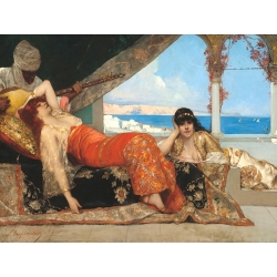 Kunstdruck, Leinwandbilder Benjamin Constant, Liebling des Emir