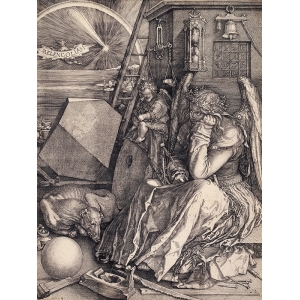 Cuadro, poster y lienzo, Albrecht Durer, Melancolia
