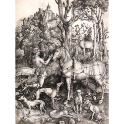 Tableau toile, affiche, poster Dürer, Saint Eustache