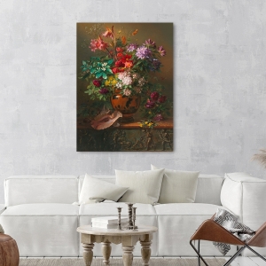 Tableau toile, affiche Jan van Os, Nature morte avec des fleurs