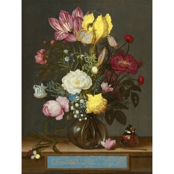 Tableau toile, affiche Ambrosius Bosschaert, Bouquet de fleurs