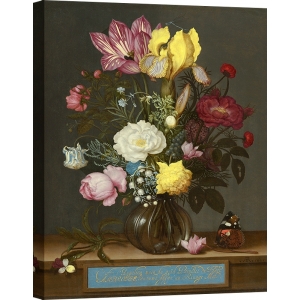 Tableau toile, affiche Ambrosius Bosschaert, Bouquet de fleurs