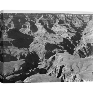 Art Print Ansel Adams, Canyon and ravine, Grand Canyon National Park