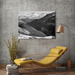 Kunstdruck Ansel Adams, Long's Peak, Rocky Mountain National Park
