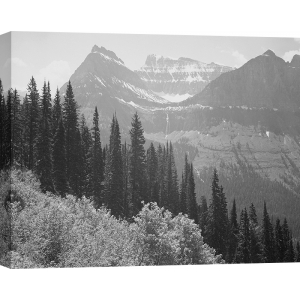 Stampa bianco e nero Ansel Adams. Glacier National Park