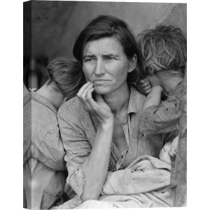 Cuadro y lienzo Dorothea Lange, Destitute pea pickers, California