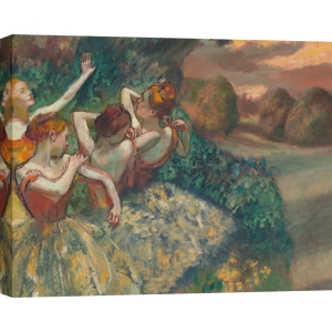 Quadro, poster, stampa su tela. Edgar Degas, Quattro Ballerine