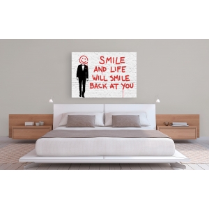 Wall art print and canvas. Masterfunk Collective, Smile