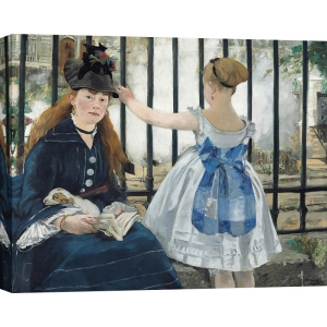 Kunstdruck, Leinwandbilder, Poster Edouard Manet, Die Eisenbahn