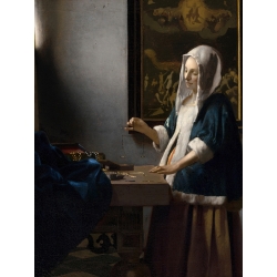 Kunstdruck, Leinwandbilder, Poster Jan Vermeer, Die Perlenwägerin