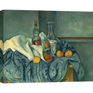 Wall art print, canvas, poster by Cezanne, Still life with peppermint bottle