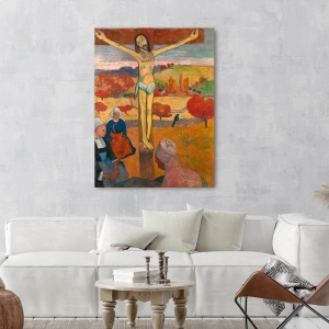 Stampa, poster, quadro su tela, Paul Gauguin, Il Cristo giallo