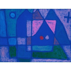Quadro, stampa su tela. Paul Klee, A little room in Venice
