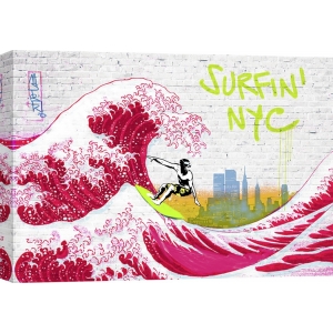 Quadro, stampa su tela. Masterfunk Collective, Surfin' NYC