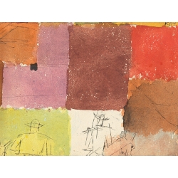 Wall art print, canvas and poster by Paul Klee, Composition with figures