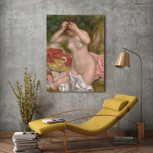 Quadro, poster, stampa Renoir, Bagnante che si sistema i capelli