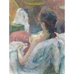 Tableau toile, affiche Henri Toulouse-Lautrec, Modèle se reposant