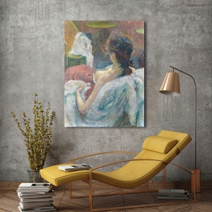 Wall art print, canvas and poster. Toulouse-Lautrec, The Model Resting