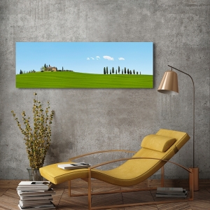 Wall art print, canvas, poster, Brunello Road, Tuscany (detail)