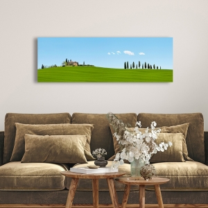 Wall art print, canvas, poster, Brunello Road, Tuscany (detail)