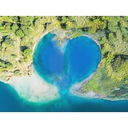 Leinwandbilder und poster, Herzförmiges Atoll, Fidschi