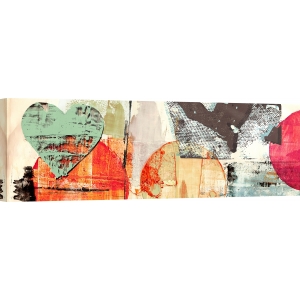 Quadro moderno con cuori, tela, poster. Winkel, Pop Love 1 detail