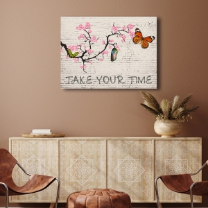 Tableau sur toile, affiche, Masterfunk Collective, Take your time