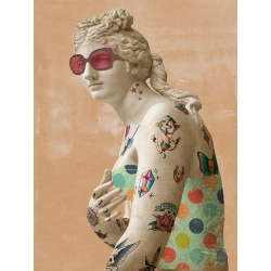 Tableau moderne sur toile et affiche, Steven Hill, Tattooed Venus