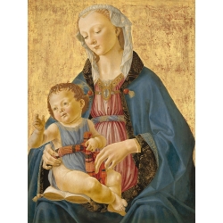 Cuadro en lienzo y poster Ghirlandaio, La Virgen y el Niño