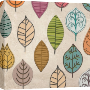 Quadro moderno con foglie. Grant, Natural Texture 2 (dettaglio)