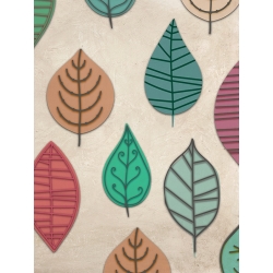 Cuadro de hojas moderno, lienzo y poster, Natural Texture 1