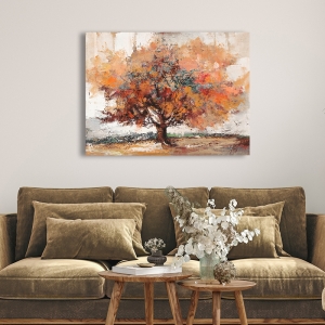 Kunstdruck, Leinwandbilder, Baum im Herbst von Luigi Florio