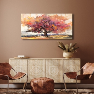 Wall art print and canvas, Autumn Tree by Luigi Florio