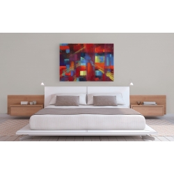 Cuadro abstracto moderno en canvas. Nel Whatmore, Rear Window