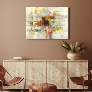 Abstract art print and canvas, Light thought by  Lucas