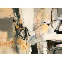 Abstract print and canvas, Under construction by Maurizio Piovan