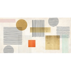 Cuadro abstracto moderno, Líneas y formas, Sayaka Miko