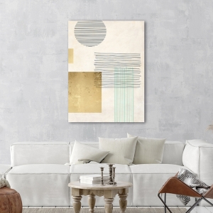 Wall art print and canvas, Lines and Shapes III by Sayaka Miko