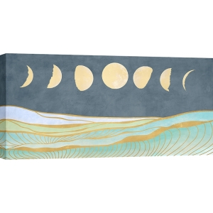 Quadro stile nordico, Fasi della Luna e Maree di Sayaka Miko