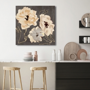 Neutra art print and canvas, Earth Flowers I (detail) by Kelly Parr